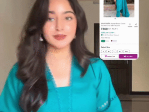 Chic Turquoise Cotton Kurta Set – Style It with Me for Just ₹300!