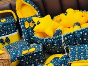 Bedding Set Sleeping Bag & Mosquito Net Gadda Combo Set of 3 Under The Sea Print