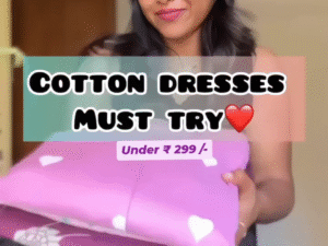 Breathe Easy in Style: Must-Try Cotton Dresses for Women – Just ₹299/-