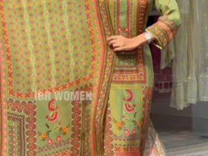 New Beautifully Crafted Pure Crepe Palazzo Suit In Beautiful Green Colour