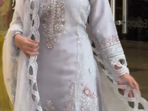 Women's Rayon Embroidered Kurta, Pant with Dupatta Set