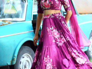 The Beauty Of Blossoms In This Floral Wonder Lehenga Choli