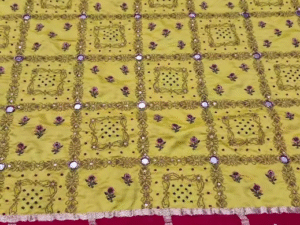 Latest New Pure Gaji Silk Hand Gotapatti Work Dupatta Sari