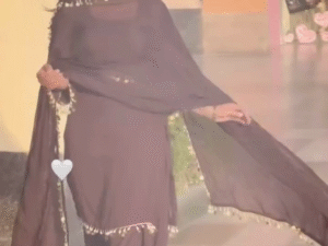 Elegant Solid Punjabi Suit With Embellished Dupatta