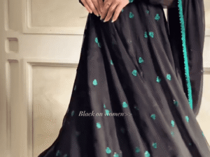 👗💎 Black Magic – The Perfect Anarkali for Every Diva