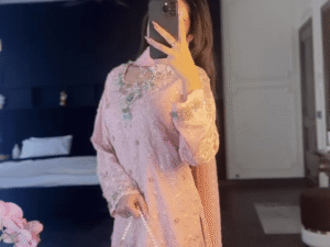 ✨ “Soft Glam Sharara ✨ | Pastel Pink Embroidered Set”