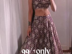 💜 Stylish Partywear Lehenga Choli – Limited Offer 🔥