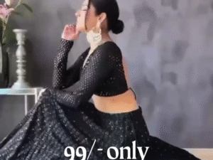 💃 Dazzle in Black – Designer Lehenga Choli for You 💎