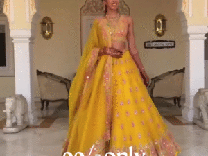 💃 "Spin in Style 💛 Beautiful Lehenga