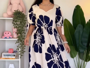 Elegant Floral Maxi Dress Collection | Summer-Ready Cotton Dresses (XXS–XXL)