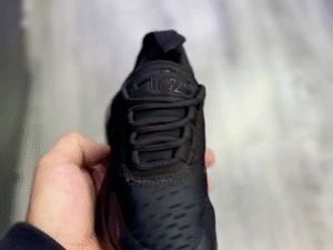 All Black 270 Air Cushion Sneakers – Premium Sports Running Shoes for Men & Women (Triple Black Edition) 🖤👟🔥