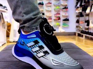 Premium Blue Grey Sports Sneakers – Dial Lock Lace Running Shoes for Men (Comfort Grip Edition) 💙🩶👟🔥