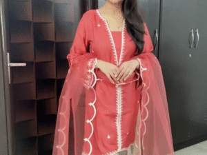 🌸 Blush Petal Embroidered Suit Set 🌸✨