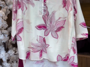 Elegant Floral Printed Kurta Set with Pants – Timeless Ethnic Charm