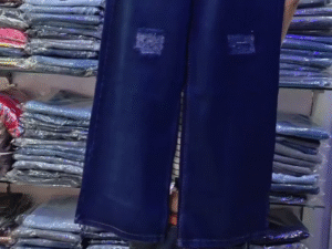 Playful Denim Charm: Bow-Detail Wide-Leg Jeans for Trendy Everyday Style