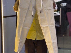 Clean Comfort Redefined: Premium Off-White Drawstring Pants for Modern Casual Style