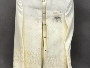 Royal Elegance Redefined: Ivory Embroidered Sherwani for Timeless Celebrations