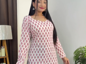 Elegant Printed Long Sleeve Top – Stylish Casual Wear for Modern Women